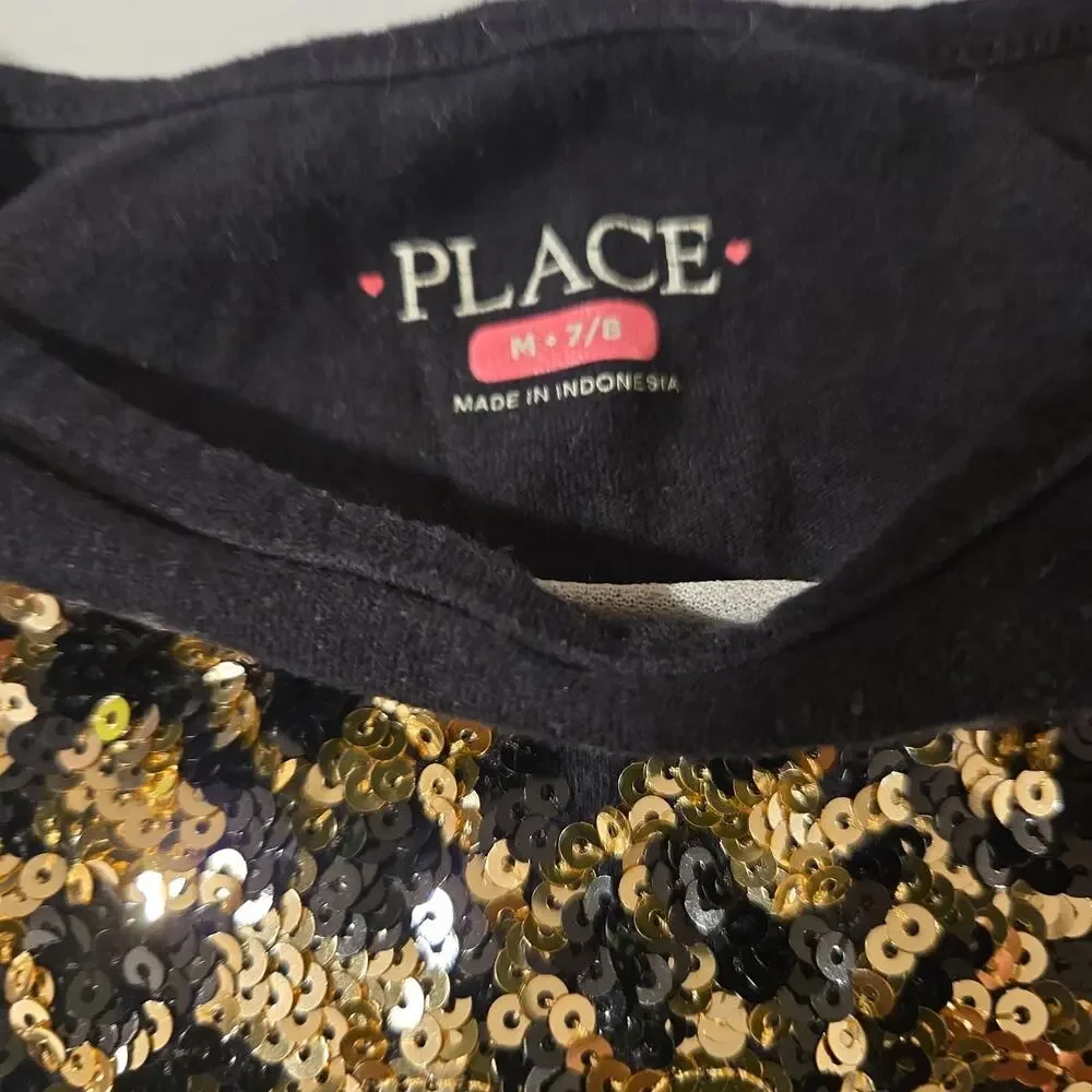 Children's Place Longsleeve Sequin Top 7/8‎